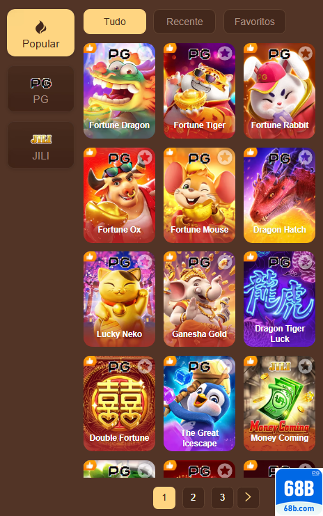 Jogos Certificados 68b.com